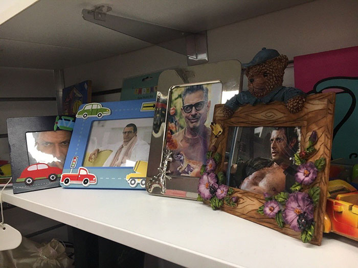 This Charity Shop Added A Picture Of Jeff Goldblum In Every Photo Frame They Had And It’s Amusing This Charity Shop Added A Picture Of Jeff Goldblum In Every Photo Frame They Had And It’s Amusing
