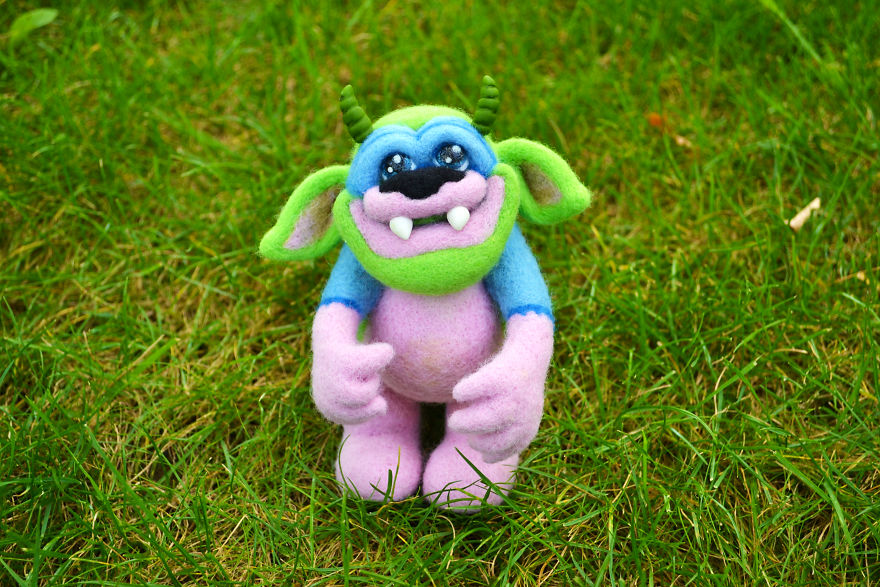 I Make Needle Felted Dolls Out Of Sheep&#8217;s Wool