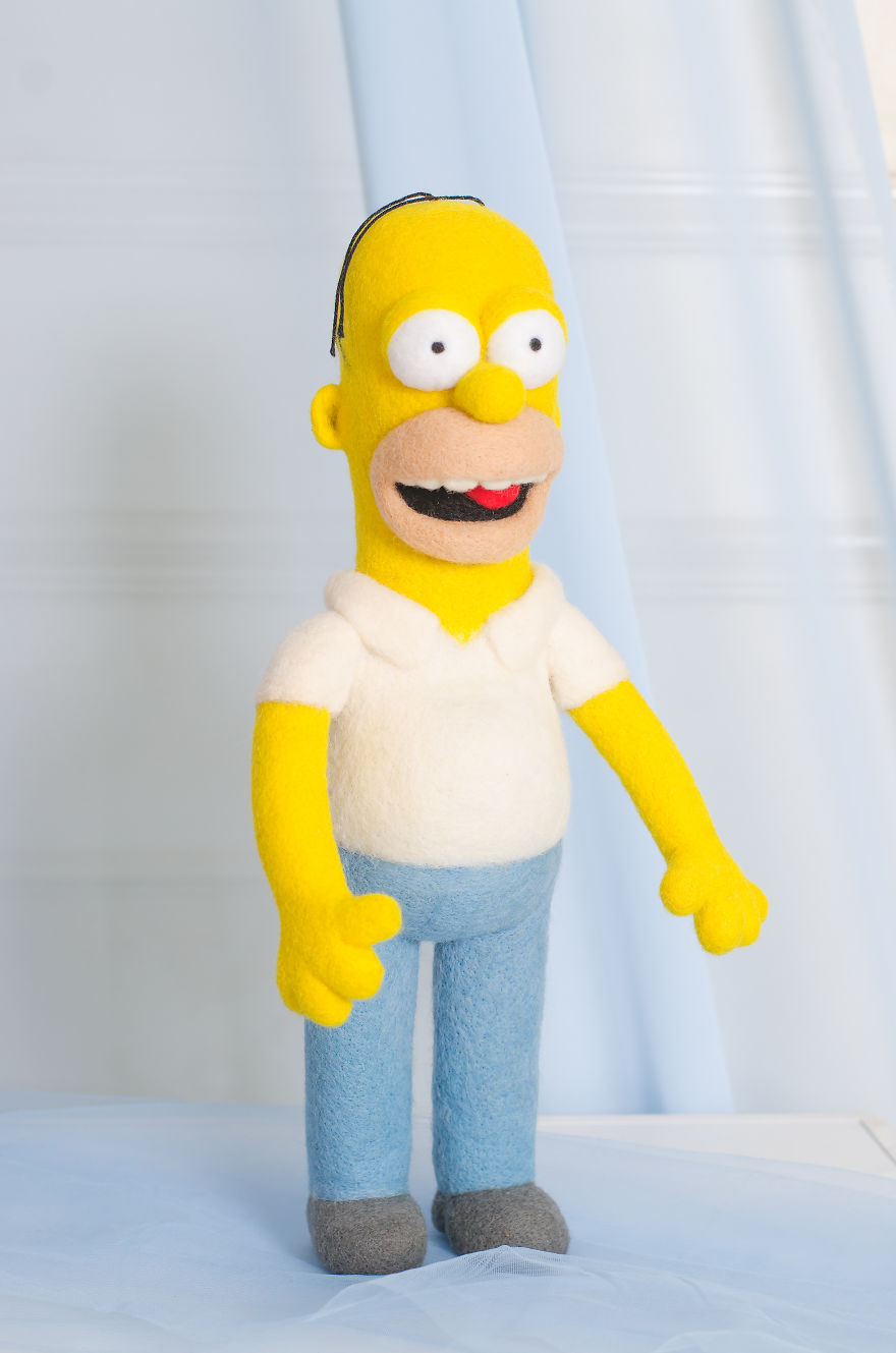 I Make Needle Felted Dolls Out Of Sheep&#8217;s Wool