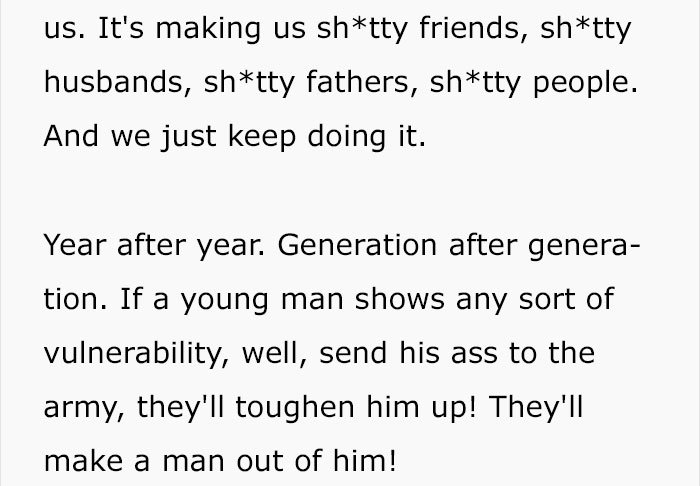 Man Opens Up About Unspoken Struggles Men Face, And 330,000+ People On Twitter Agree Man Opens Up About Unspoken Struggles Men Face, And 330,000+ People On Twitter Agree