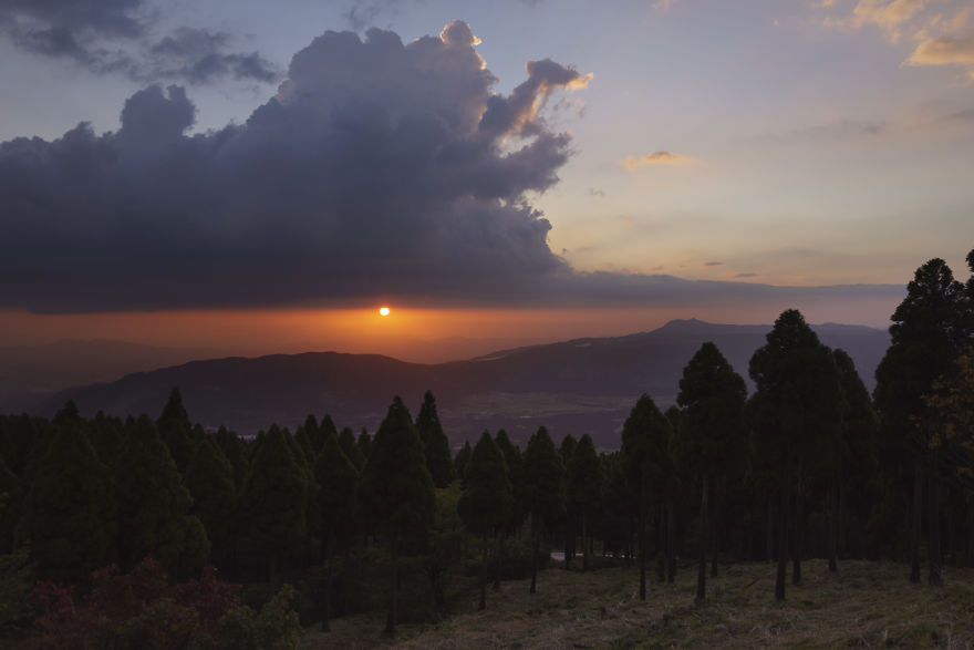 Sunset After A Rainbow Sunset After A Rainbow