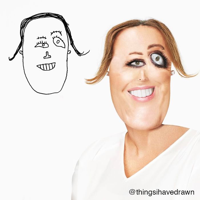 Dad Shows What Would Happen If Children’s Drawings Became Reality, And The Results Are Both Terrifying And Funny Dad Shows What Would Happen If Children’s Drawings Became Reality, And The Results Are Both Terrifying And Funny