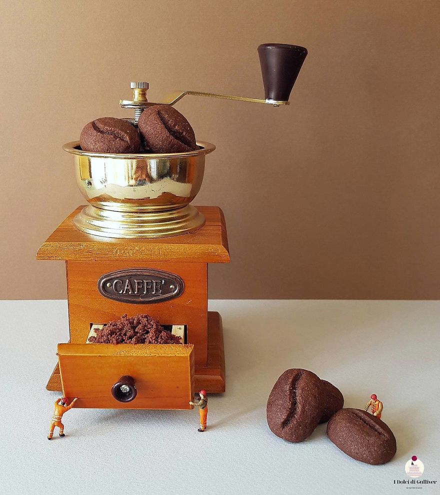 Confectioner Uses Desserts And Miniature People To Create Imaginary Situations