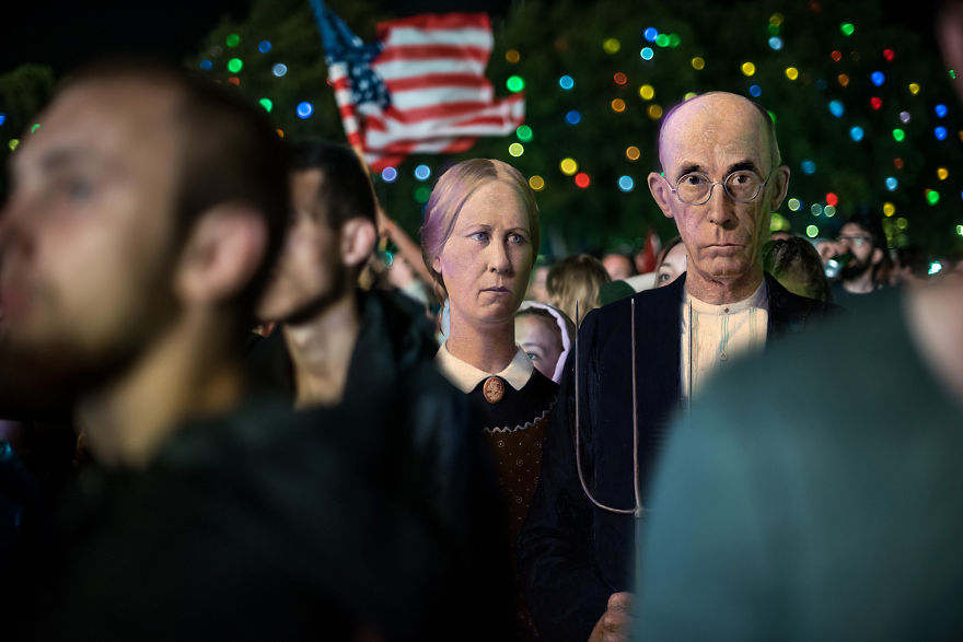 What If People From Classical Paintings Attended A Music Festival