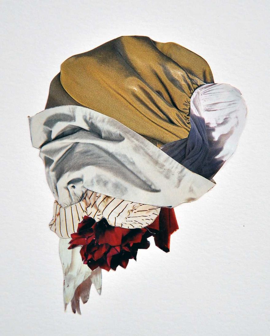 I Made These Fabric Collages Out Of Martha Stewart Magazines