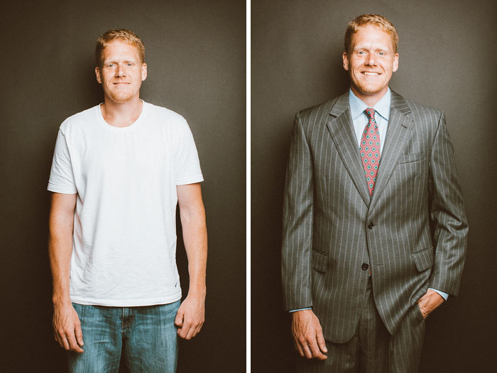 35 Men Before & After Being Sharp-Dressed Show How Clothing Changes Everything 35 Men Before & After Being Sharp-Dressed Show How Clothing Changes Everything