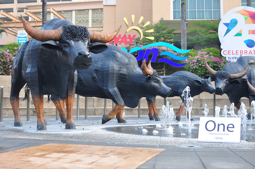 Steel Installation By Sculpture Artist Infantino Fernandes Steel Installation By Sculpture Artist Infantino Fernandes