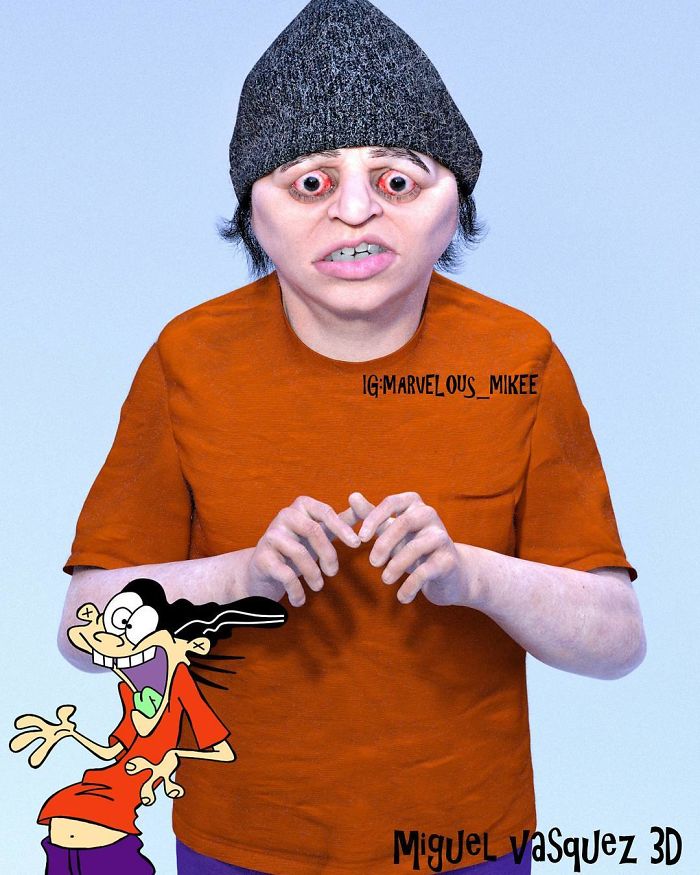 17 Realistic Cartoon Character Versions By Miguel Vasquez You Wouldn’t Want To Meet In Real Life 17 Realistic Cartoon Character Versions By Miguel Vasquez You Wouldn’t Want To Meet In Real Life
