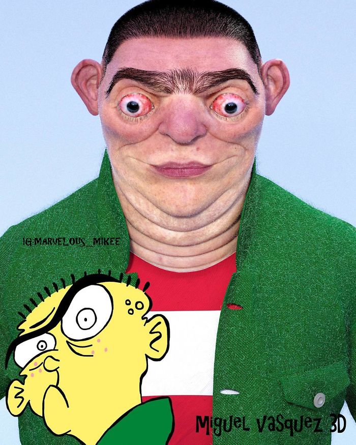 17 Realistic Cartoon Character Versions By Miguel Vasquez You Wouldn’t Want To Meet In Real Life 17 Realistic Cartoon Character Versions By Miguel Vasquez You Wouldn’t Want To Meet In Real Life