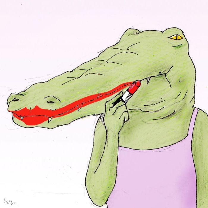 43 Problems Of A Crocodile Hilariously Illustrated By Japanese Artist Keigo 43 Problems Of A Crocodile Hilariously Illustrated By Japanese Artist Keigo