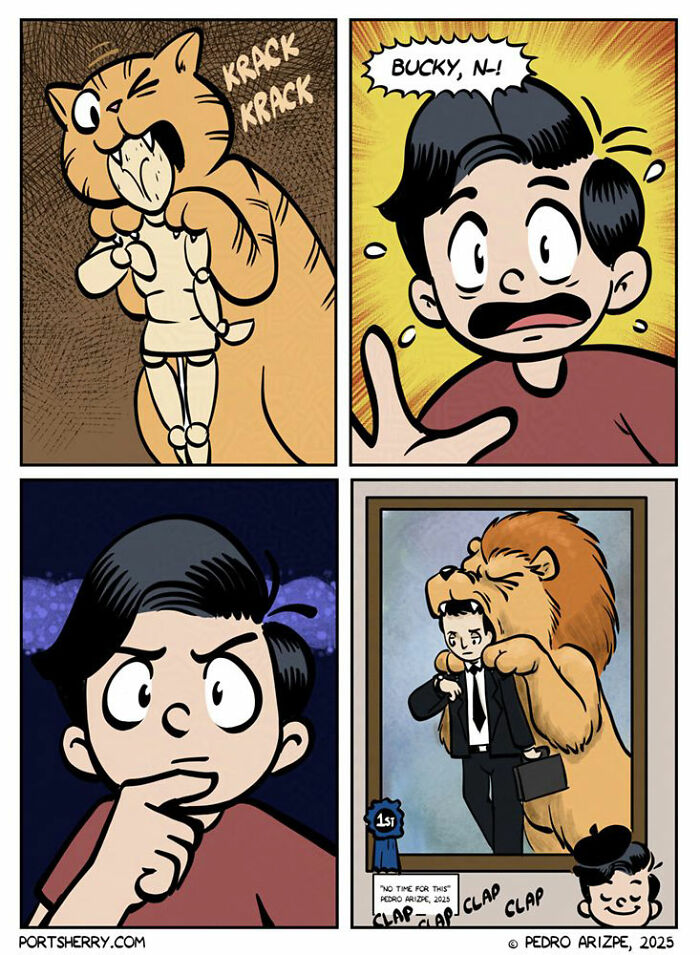 46 Funny “Port Sherry” Comics That Blend Everyday Moments With Absurd Twists (New Pics) 46 Funny “Port Sherry” Comics That Blend Everyday Moments With Absurd Twists (New Pics)