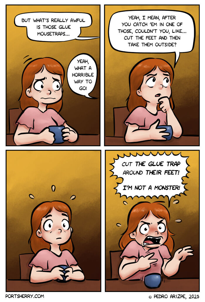 46 Funny “Port Sherry” Comics That Blend Everyday Moments With Absurd Twists (New Pics) 46 Funny “Port Sherry” Comics That Blend Everyday Moments With Absurd Twists (New Pics)