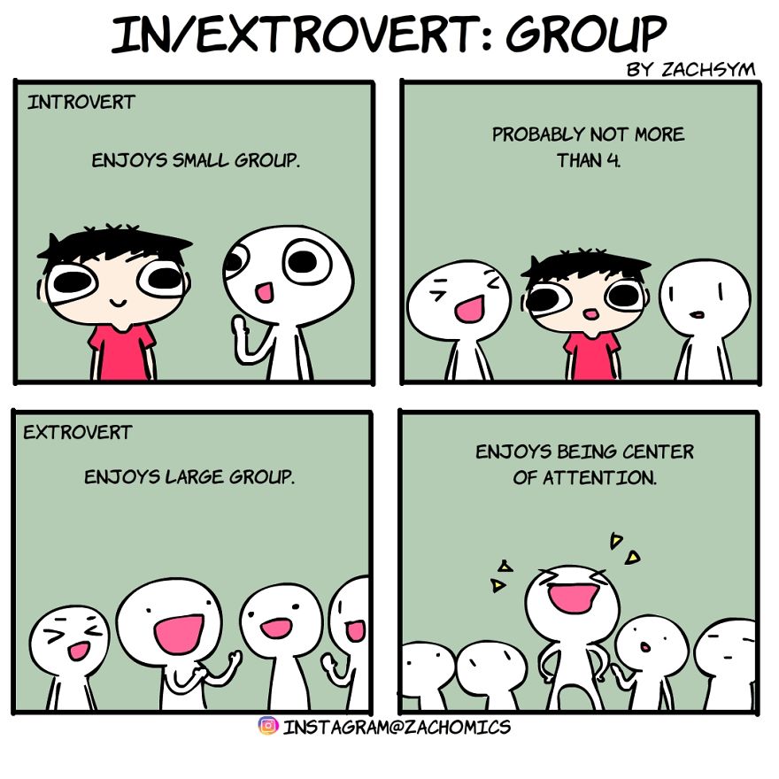 11 Comics That Will Help You Decide If You’re An Introvert Or Extrovert 11 Comics That Will Help You Decide If You’re An Introvert Or Extrovert