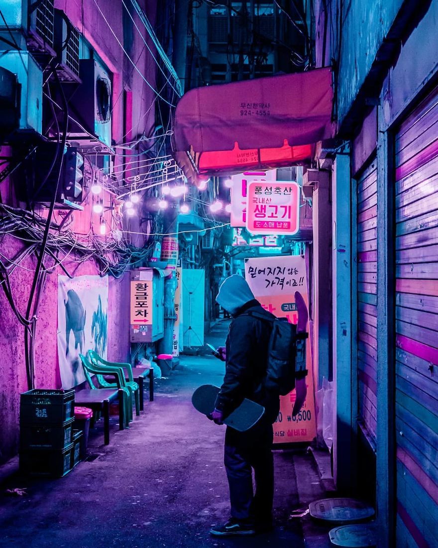 27 Photos From My Neon Hunting In Cyberpunk Cities Of Asia