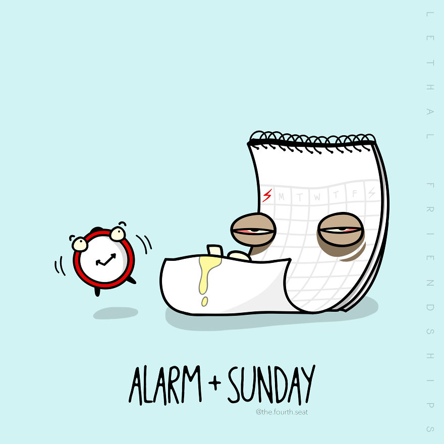 I Illustrated A Small Series Titled “Lethal Friendships” For Friendship Day I Illustrated A Small Series Titled “Lethal Friendships” For Friendship Day