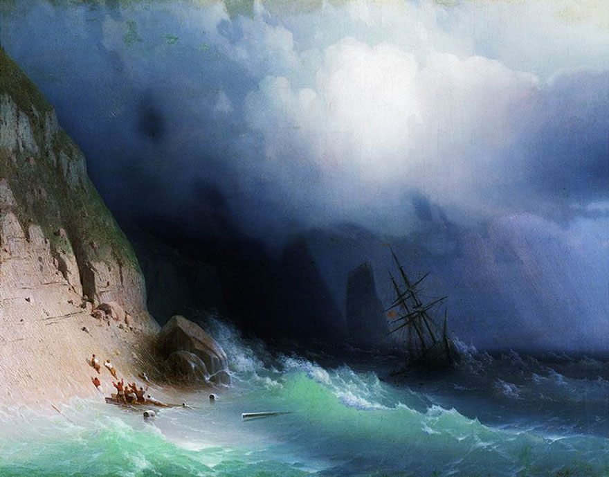 Hypnotizing Translucent Waves In 19th Century Russian Paintings Capture The Raw Power Of The Sea Hypnotizing Translucent Waves In 19th Century Russian Paintings Capture The Raw Power Of The Sea