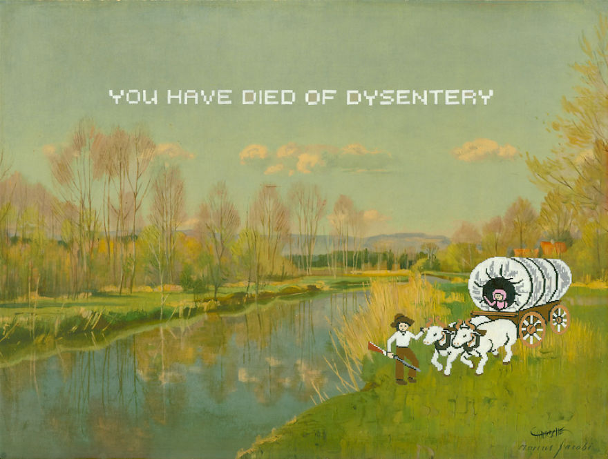 I Take Unwanted Thrift Store Art And Add A Touch Of Whimsy And Pop Culture I Take Unwanted Thrift Store Art And Add A Touch Of Whimsy And Pop Culture