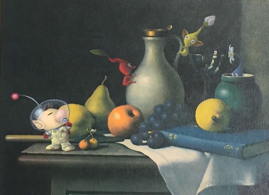 I Take Unwanted Thrift Store Art And Add A Touch Of Whimsy And Pop Culture I Take Unwanted Thrift Store Art And Add A Touch Of Whimsy And Pop Culture