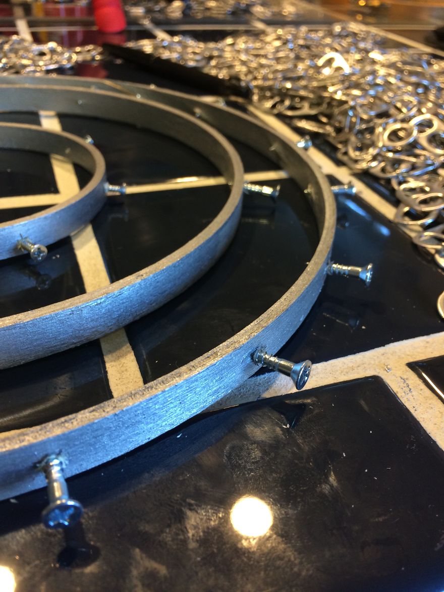 I Made A Chandelier From Hundreds Of Soda Can Tabs