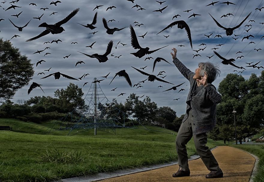 Ever Since This 90-Year-Old Japanese Grandma Discovered Photography She Can’t Stop Taking Hilarious Self-Portraits (New Pics)