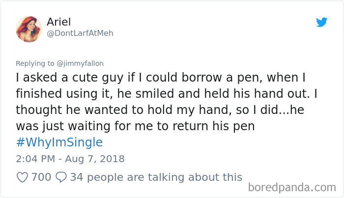 Jimmy Fallon Asked People Why Are They Single, And The Answers Will Make You Laugh, Then Cry (New Pics) Jimmy Fallon Asked People Why Are They Single, And The Answers Will Make You Laugh, Then Cry (New Pics)