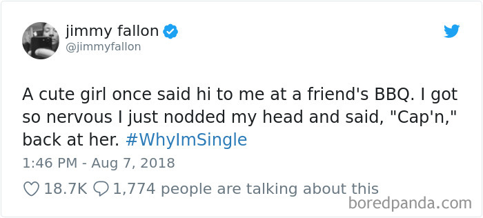 Jimmy Fallon Asked People Why Are They Single, And The Answers Will Make You Laugh, Then Cry (New Pics) Jimmy Fallon Asked People Why Are They Single, And The Answers Will Make You Laugh, Then Cry (New Pics)