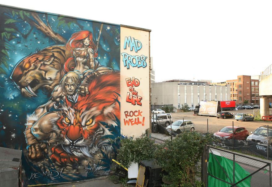 Huge New Mural Featuring Marvel Studio’s Ant-Man And The Wasp From Jim Vision Huge New Mural Featuring Marvel Studio’s Ant-Man And The Wasp From Jim Vision