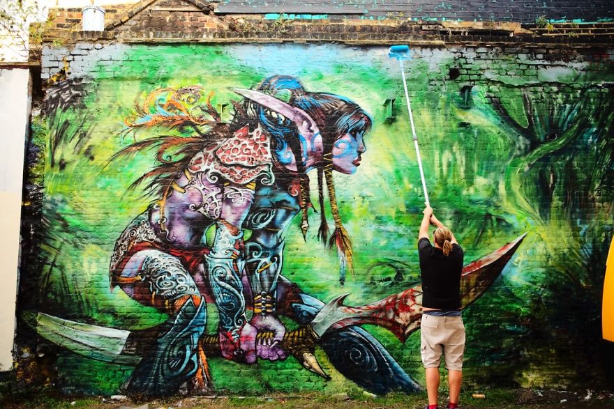 Huge New Mural Featuring Marvel Studio’s Ant-Man And The Wasp From Jim Vision Huge New Mural Featuring Marvel Studio’s Ant-Man And The Wasp From Jim Vision