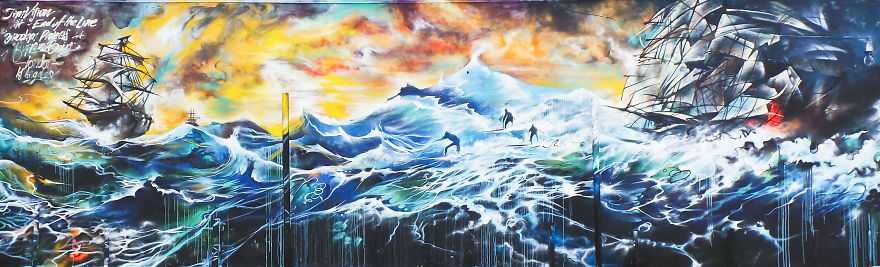 Huge New Mural Featuring Marvel Studio’s Ant-Man And The Wasp From Jim Vision Huge New Mural Featuring Marvel Studio’s Ant-Man And The Wasp From Jim Vision