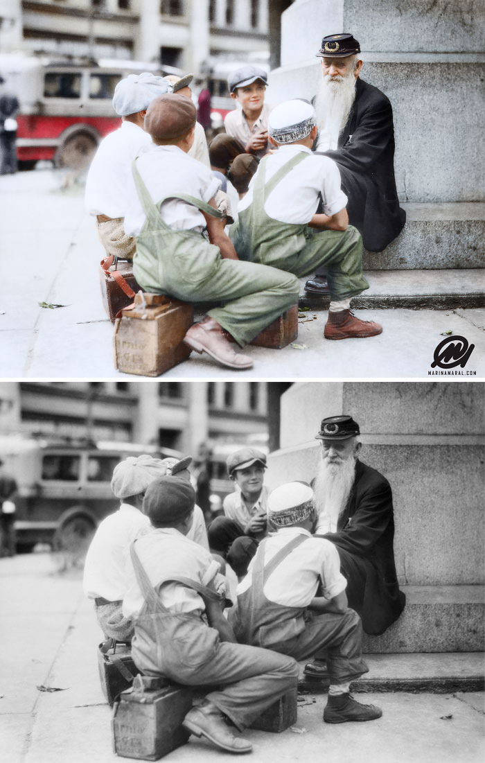 Artist Colorizes Old Black & White Photos, And It Makes A Huge Difference In How We See Past Events Artist Colorizes Old Black & White Photos, And It Makes A Huge Difference In How We See Past Events