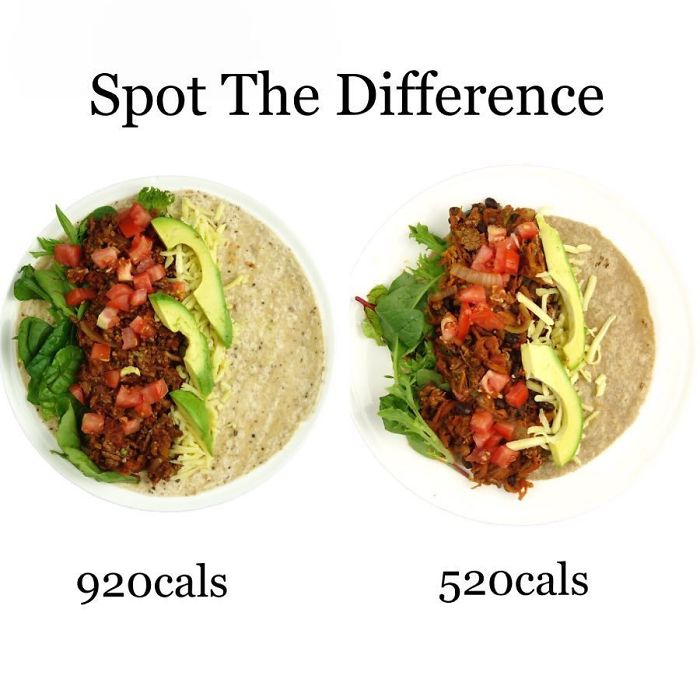 Dietician Shows How The Same Meal Can Have 400+ Calorie Difference And We All Need To Make These Changes Dietician Shows How The Same Meal Can Have 400+ Calorie Difference And We All Need To Make These Changes