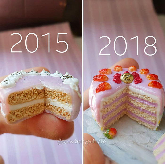 Artist Tries To Recreate Her Old Artworks, Gets Pleasantly Surprised By How Much She Has Evolved (41 Pics) Artist Tries To Recreate Her Old Artworks, Gets Pleasantly Surprised By How Much She Has Evolved (41 Pics)