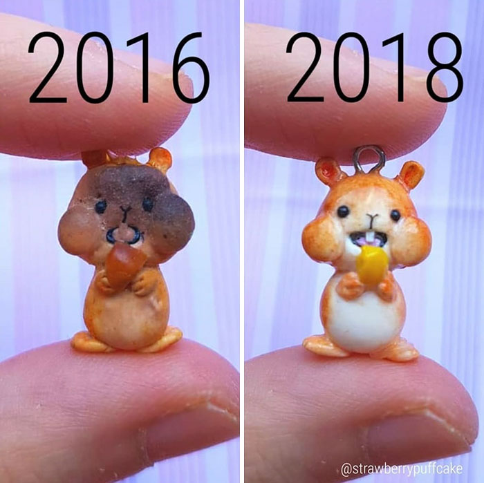 Artist Tries To Recreate Her Old Artworks, Gets Pleasantly Surprised By How Much She Has Evolved (41 Pics) Artist Tries To Recreate Her Old Artworks, Gets Pleasantly Surprised By How Much She Has Evolved (41 Pics)