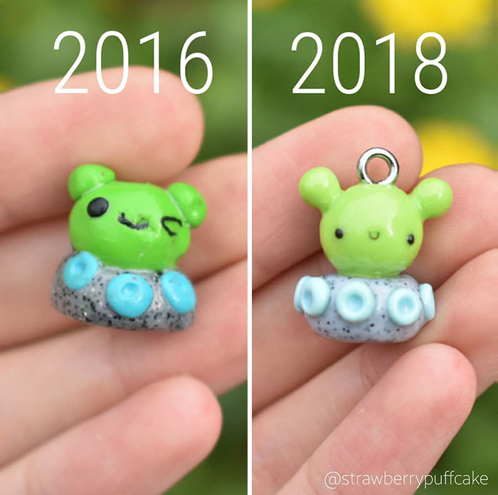 Artist Tries To Recreate Her Old Artworks, Gets Pleasantly Surprised By How Much She Has Evolved (41 Pics) Artist Tries To Recreate Her Old Artworks, Gets Pleasantly Surprised By How Much She Has Evolved (41 Pics)