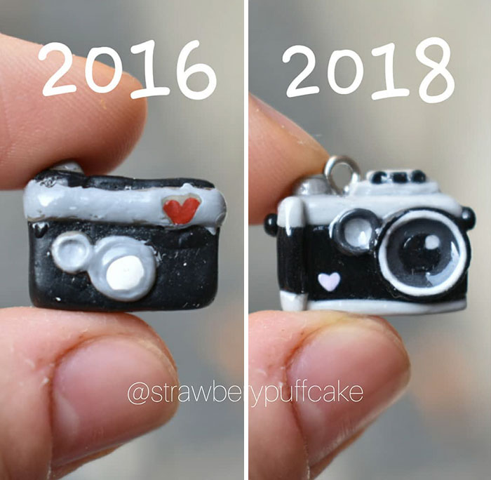 Artist Tries To Recreate Her Old Artworks, Gets Pleasantly Surprised By How Much She Has Evolved (41 Pics) Artist Tries To Recreate Her Old Artworks, Gets Pleasantly Surprised By How Much She Has Evolved (41 Pics)