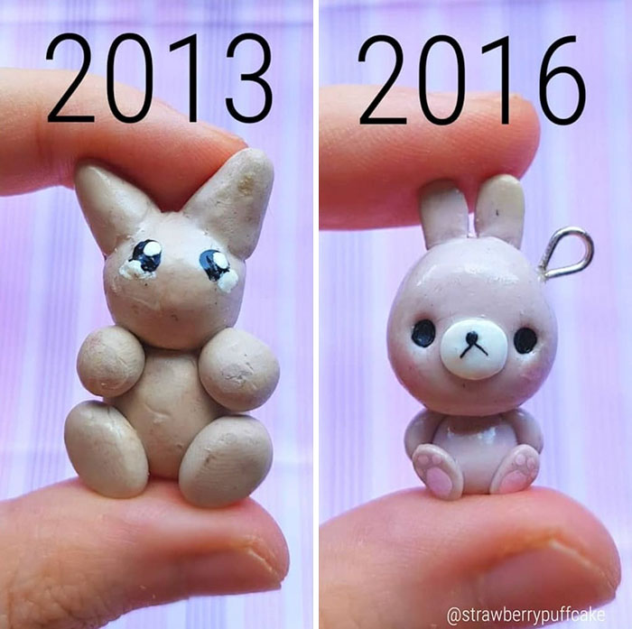 Artist Tries To Recreate Her Old Artworks, Gets Pleasantly Surprised By How Much She Has Evolved (41 Pics) Artist Tries To Recreate Her Old Artworks, Gets Pleasantly Surprised By How Much She Has Evolved (41 Pics)