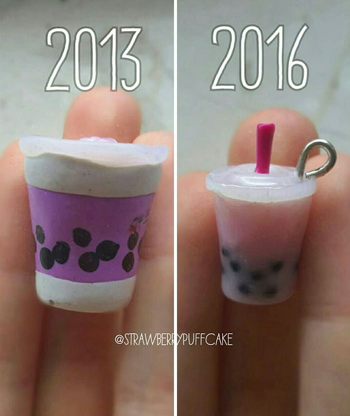 Artist Tries To Recreate Her Old Artworks, Gets Pleasantly Surprised By How Much She Has Evolved (41 Pics) Artist Tries To Recreate Her Old Artworks, Gets Pleasantly Surprised By How Much She Has Evolved (41 Pics)