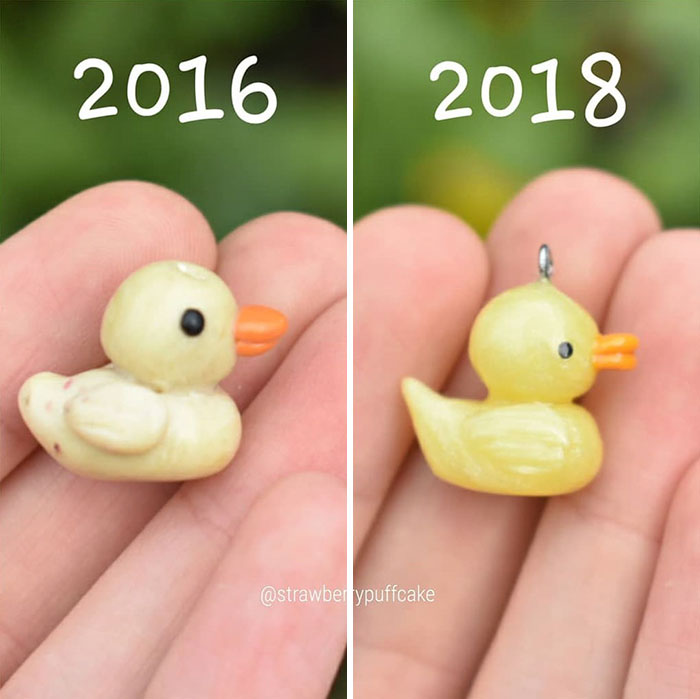 Artist Tries To Recreate Her Old Artworks, Gets Pleasantly Surprised By How Much She Has Evolved (41 Pics) Artist Tries To Recreate Her Old Artworks, Gets Pleasantly Surprised By How Much She Has Evolved (41 Pics)