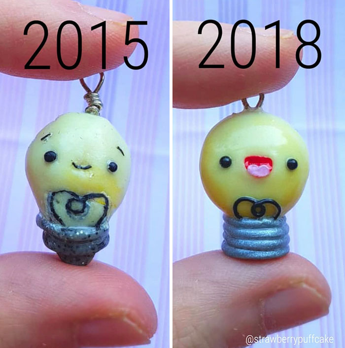 Artist Tries To Recreate Her Old Artworks, Gets Pleasantly Surprised By How Much She Has Evolved (41 Pics) Artist Tries To Recreate Her Old Artworks, Gets Pleasantly Surprised By How Much She Has Evolved (41 Pics)