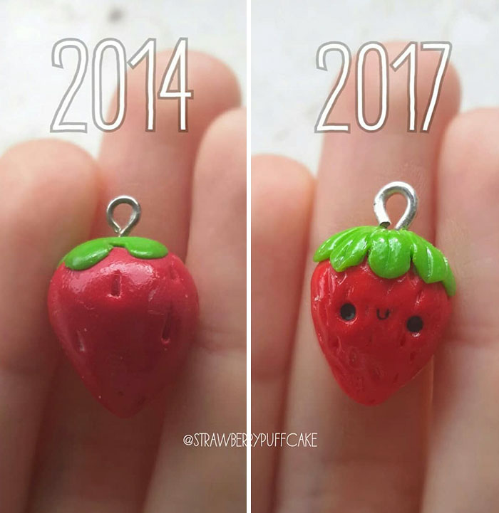 Artist Tries To Recreate Her Old Artworks, Gets Pleasantly Surprised By How Much She Has Evolved (41 Pics) Artist Tries To Recreate Her Old Artworks, Gets Pleasantly Surprised By How Much She Has Evolved (41 Pics)