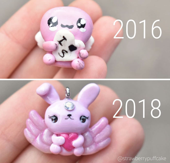 Artist Tries To Recreate Her Old Artworks, Gets Pleasantly Surprised By How Much She Has Evolved (41 Pics) Artist Tries To Recreate Her Old Artworks, Gets Pleasantly Surprised By How Much She Has Evolved (41 Pics)