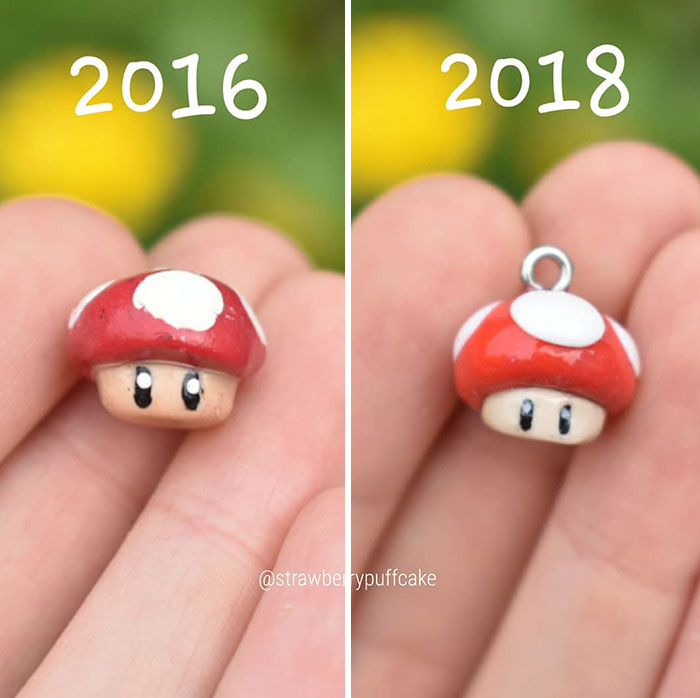 Artist Tries To Recreate Her Old Artworks, Gets Pleasantly Surprised By How Much She Has Evolved (41 Pics) Artist Tries To Recreate Her Old Artworks, Gets Pleasantly Surprised By How Much She Has Evolved (41 Pics)