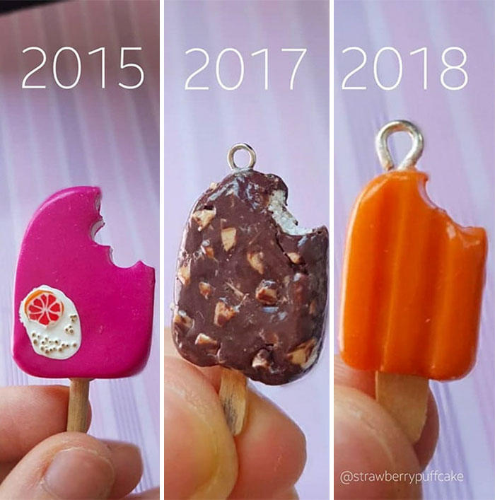 Artist Tries To Recreate Her Old Artworks, Gets Pleasantly Surprised By How Much She Has Evolved (41 Pics) Artist Tries To Recreate Her Old Artworks, Gets Pleasantly Surprised By How Much She Has Evolved (41 Pics)