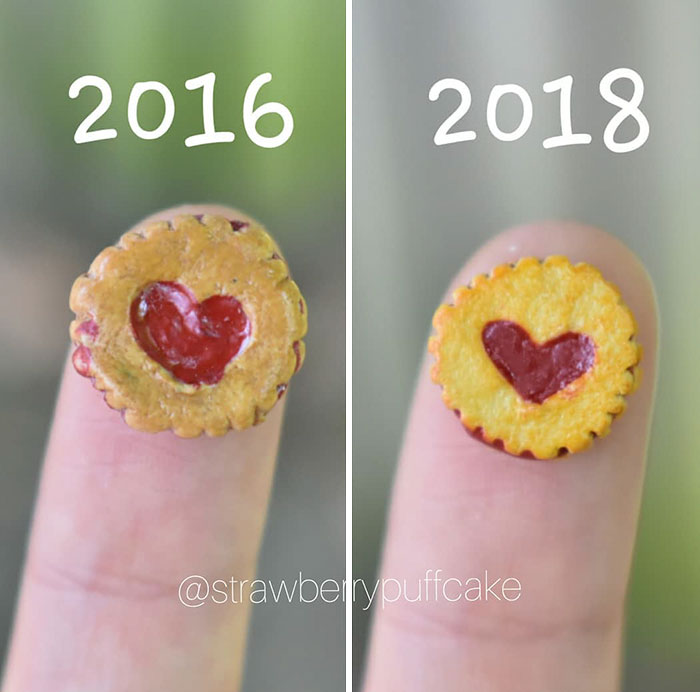 Artist Tries To Recreate Her Old Artworks, Gets Pleasantly Surprised By How Much She Has Evolved (41 Pics) Artist Tries To Recreate Her Old Artworks, Gets Pleasantly Surprised By How Much She Has Evolved (41 Pics)