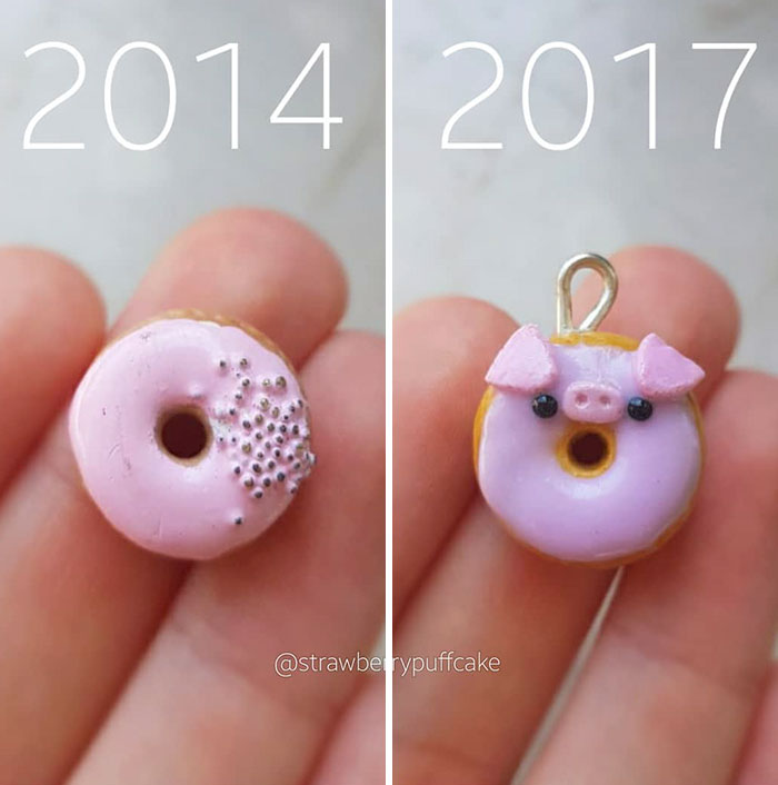 Artist Tries To Recreate Her Old Artworks, Gets Pleasantly Surprised By How Much She Has Evolved (41 Pics) Artist Tries To Recreate Her Old Artworks, Gets Pleasantly Surprised By How Much She Has Evolved (41 Pics)