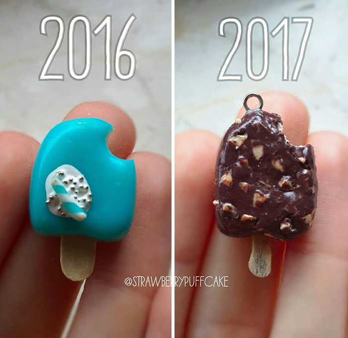 Artist Tries To Recreate Her Old Artworks, Gets Pleasantly Surprised By How Much She Has Evolved (41 Pics) Artist Tries To Recreate Her Old Artworks, Gets Pleasantly Surprised By How Much She Has Evolved (41 Pics)