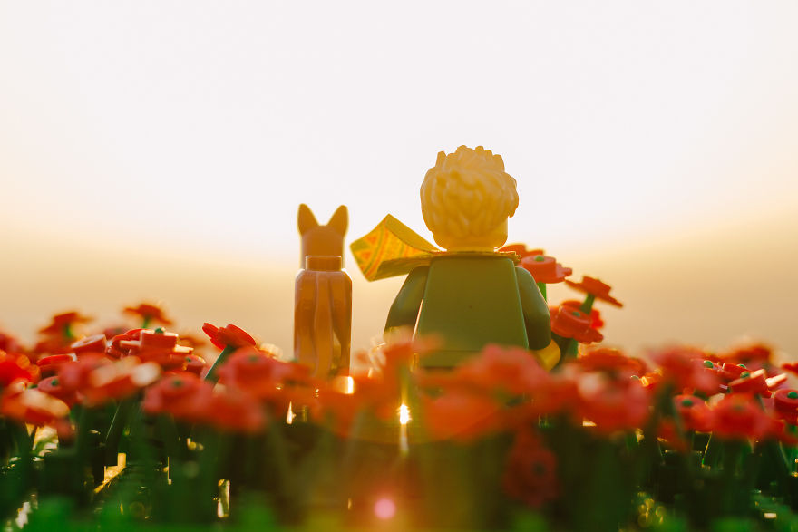 Photographer Pictures Iconic Scenes From The Book &#8220;The Little Prince&#8221; With Lego