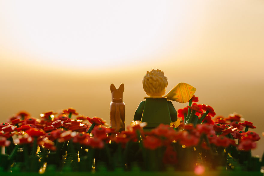 Photographer Pictures Iconic Scenes From The Book &#8220;The Little Prince&#8221; With Lego