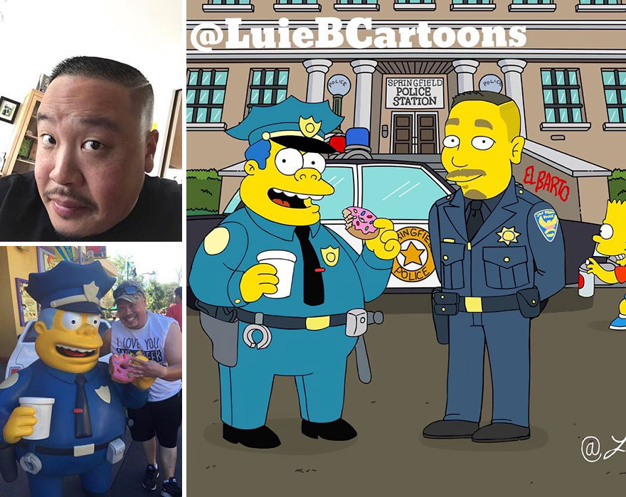 Artist Turns People Into Simpsons And Everyone Is Loving It Artist Turns People Into Simpsons And Everyone Is Loving It