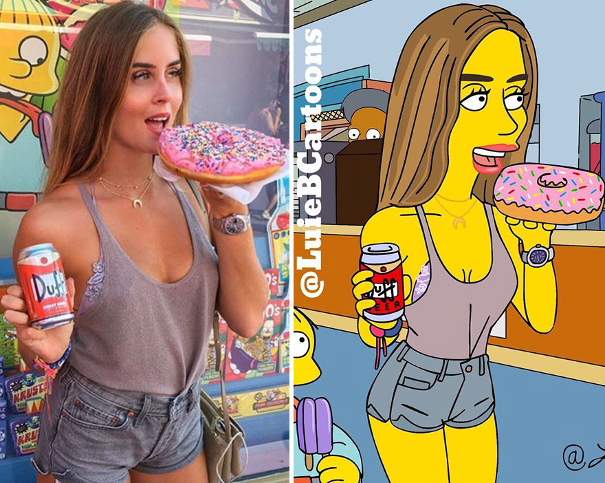 Artist Turns People Into Simpsons And Everyone Is Loving It Artist Turns People Into Simpsons And Everyone Is Loving It
